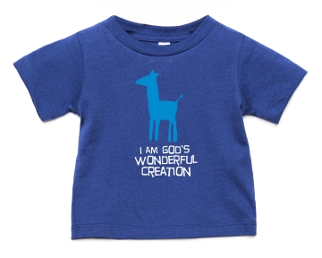 Baby-Shirt "I am God's Wonderful creation"